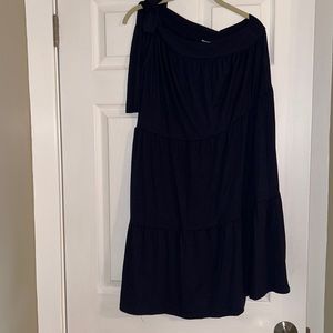 Kirundo 1 shoulder dress navy blue size M
